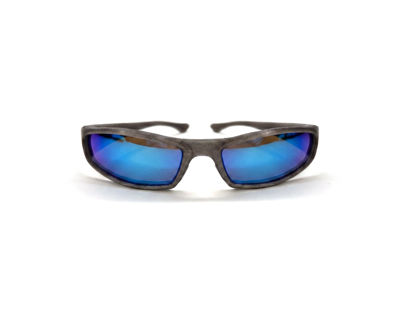SUNSKRS Nova Grey Translucent Blue Mirror - front
