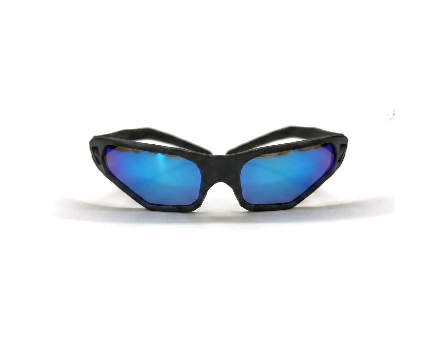 SUNSKRS Comet Titan Grey Blue Mirror - front
