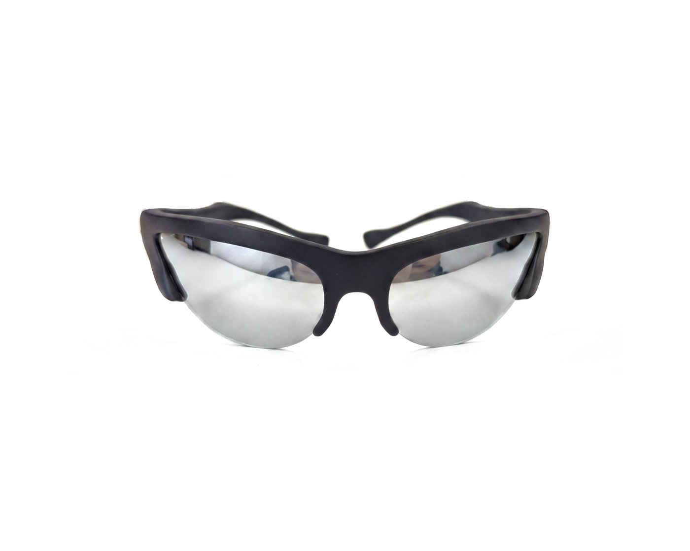 SUNSKRS Eclipse Black Silver Mirror - front