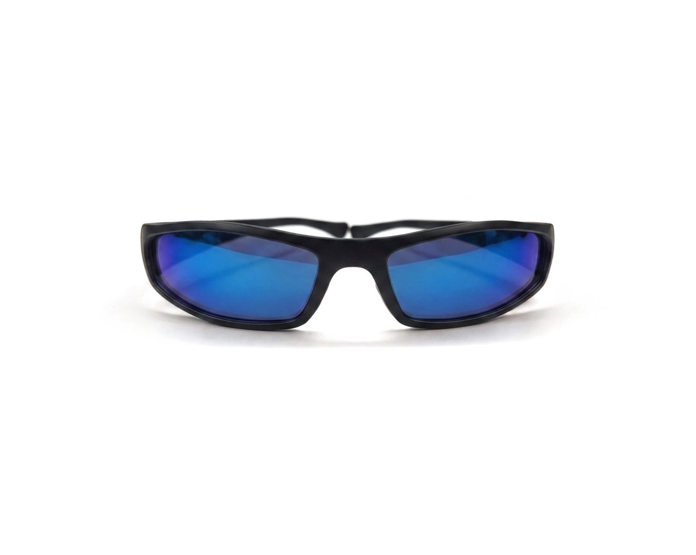 SUNSKRS Nova Black Blue Mirror - front