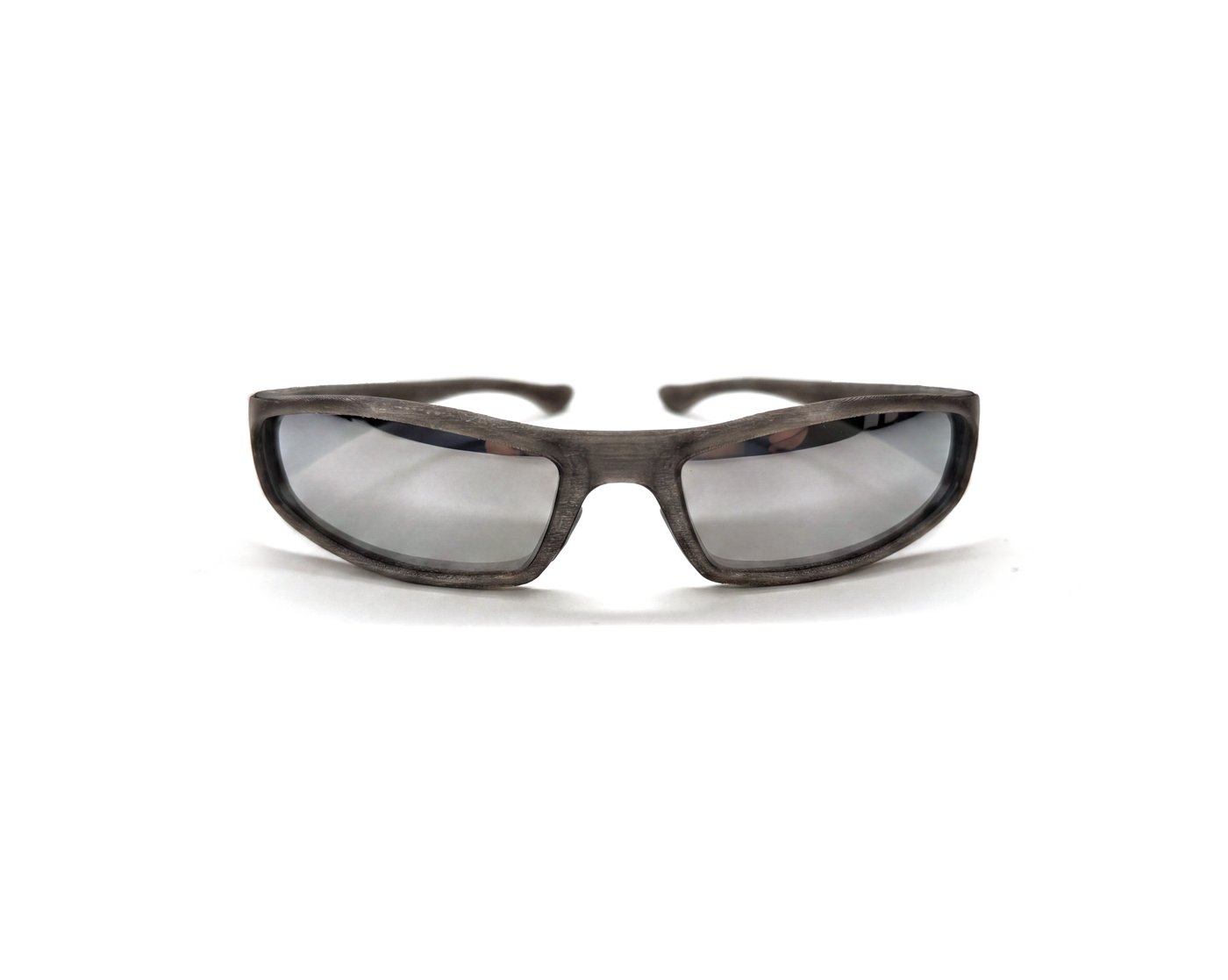 SUNSKRS Nova Grey Translucent Silver Mirror - front