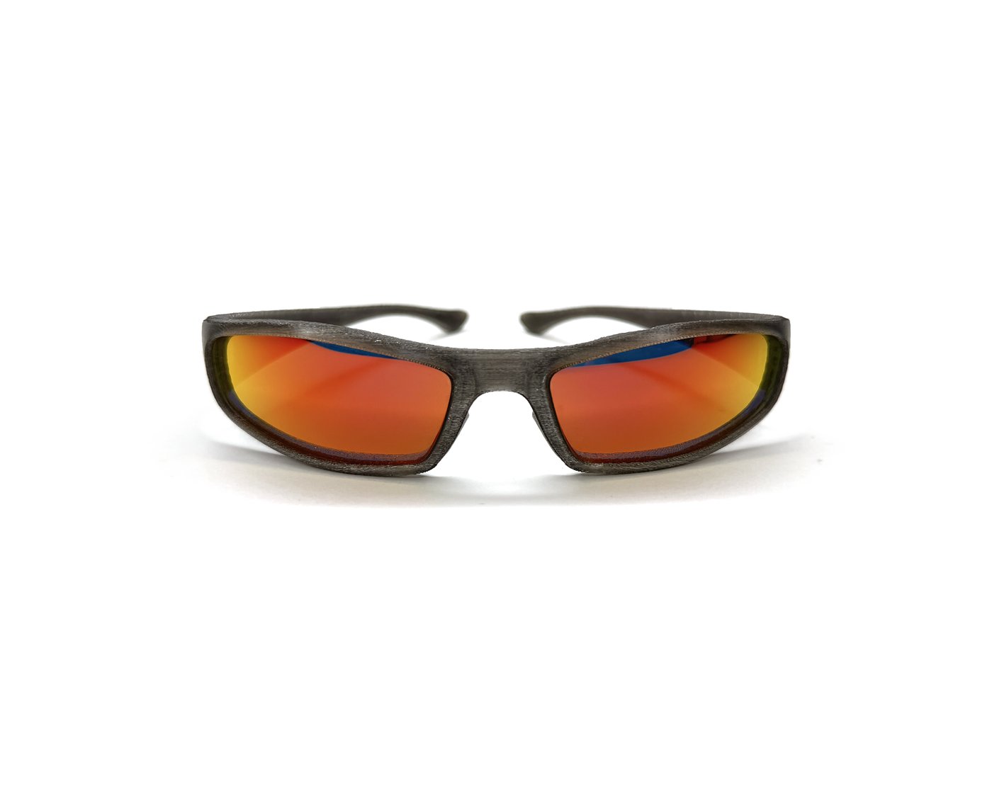 SUNSKRS Nova Grey Translucent Red Mirror - front