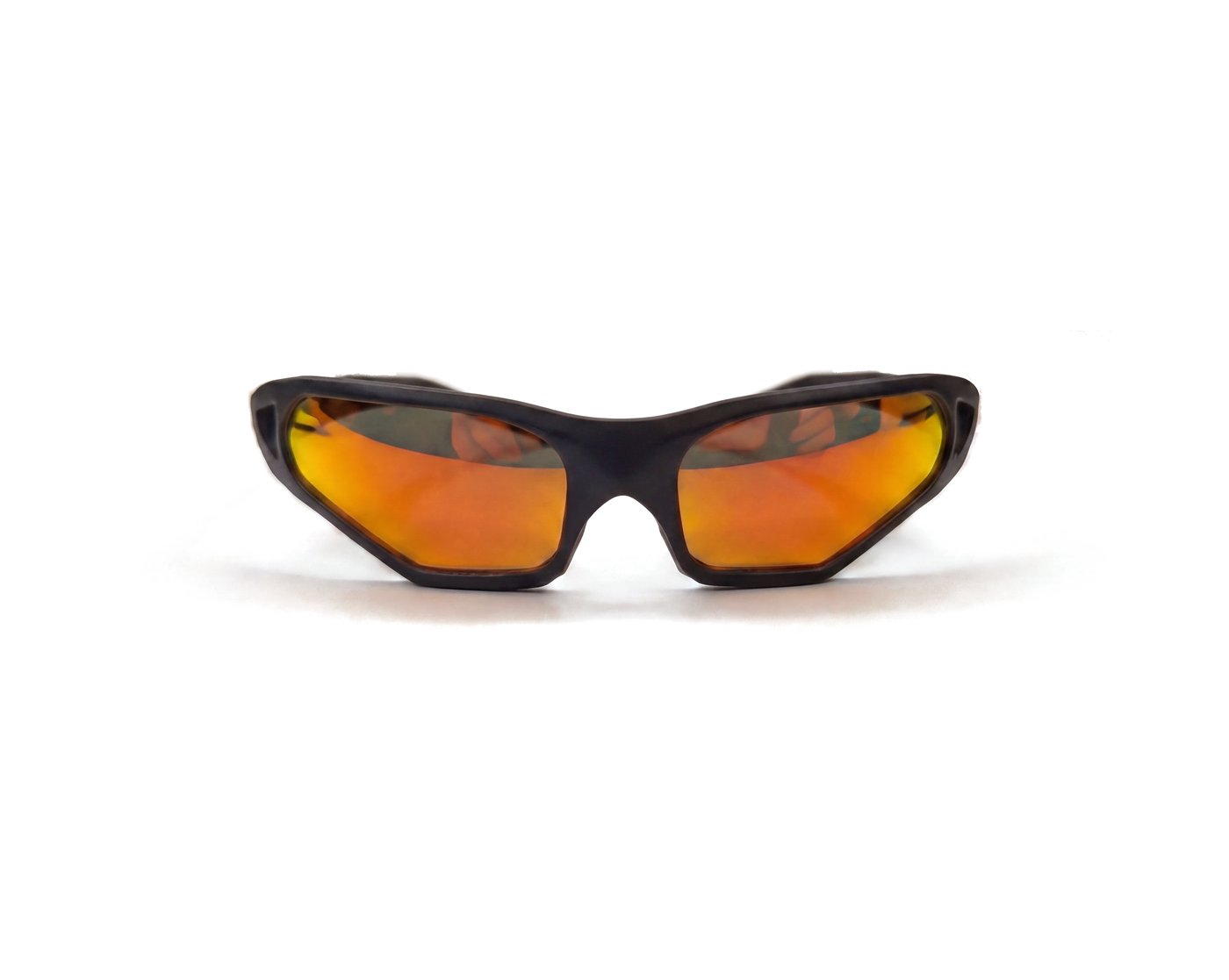 SUNSKRS Comet Black Red Mirror - front