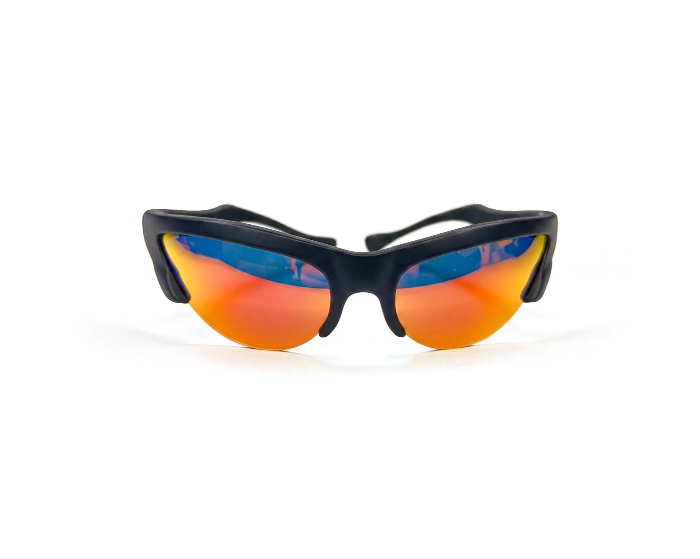 SUNSKRS Eclipse Black Red Mirror - front