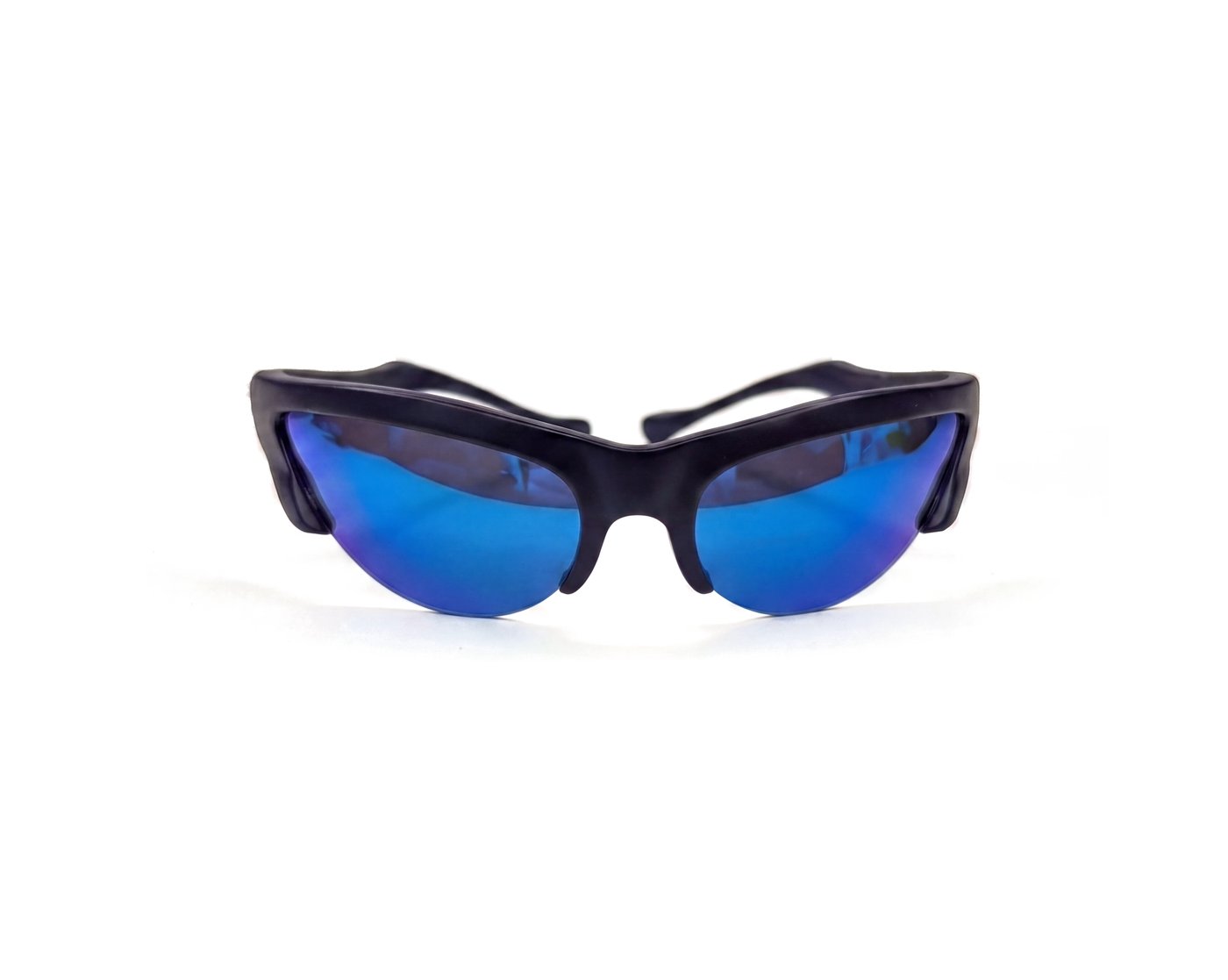 SUNSKRS Eclipse Black Blue Mirror - front