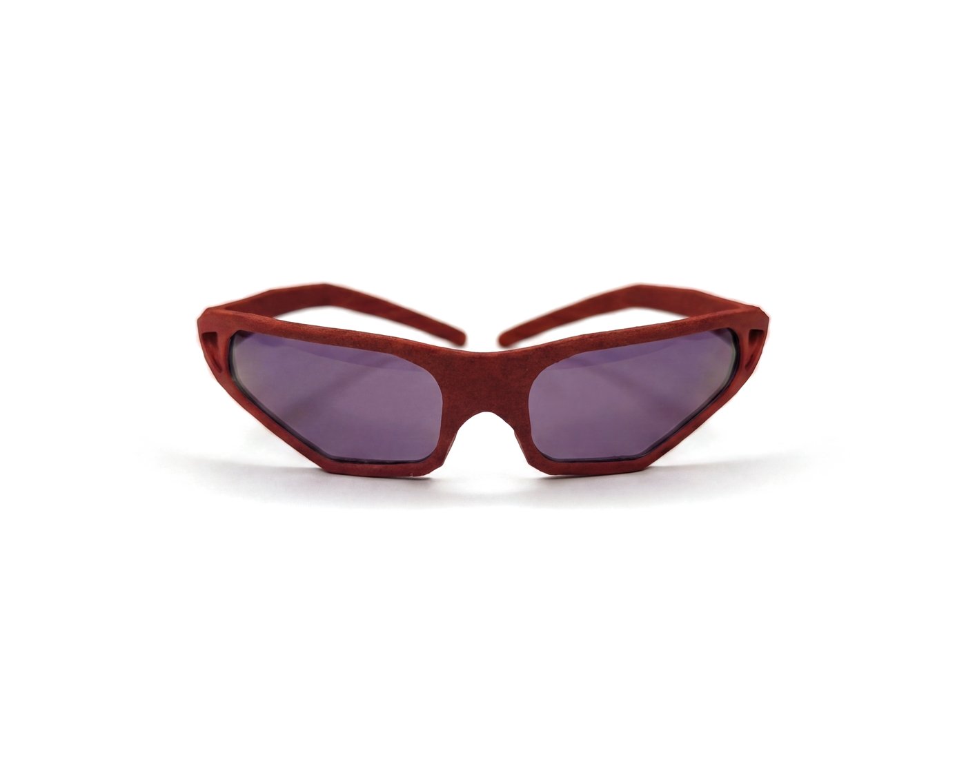 SUNSKRS Comet Red Brick Grey - front
