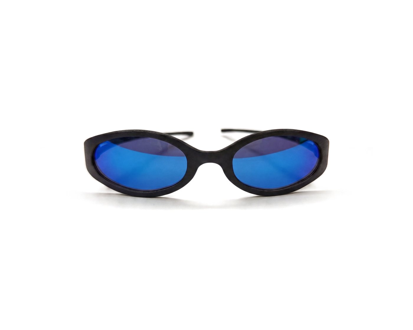 SUNSKRS Lightspeed Black Blue Mirror - front